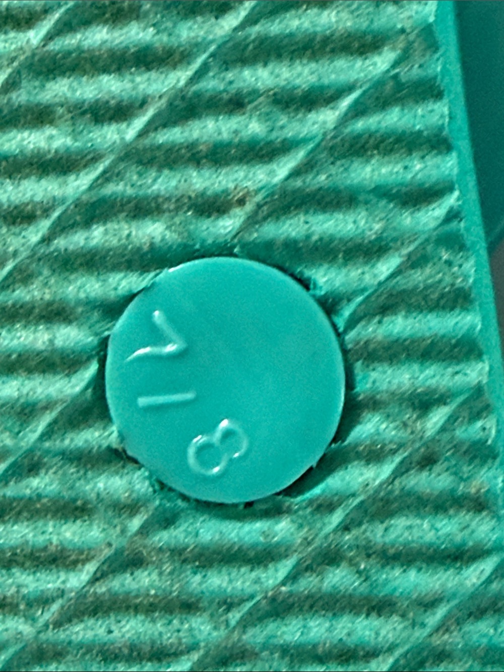 Turquoise Women's Fish Accent Jelly Flip Flops - Picture 3 of 3